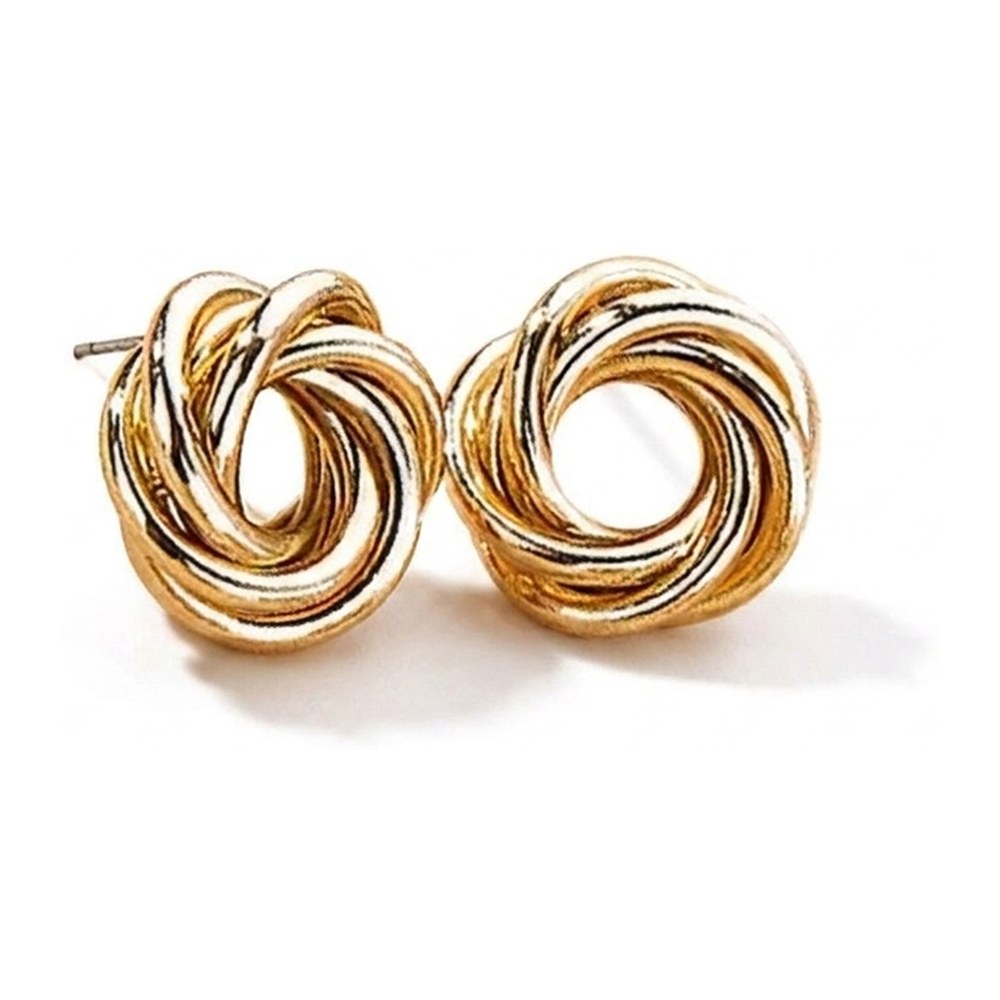 Gold Stud Earrings
